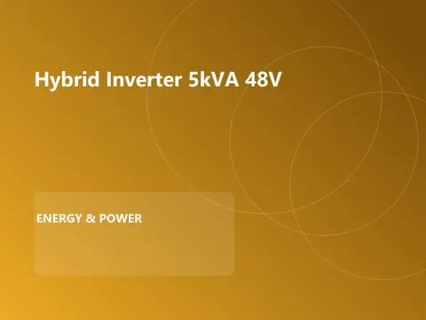 Hybrid Inverter 5kVA 48V