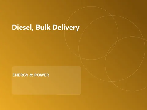 Diesel, Bulk Delivery