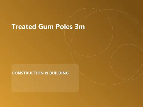 Treated Gum Poles 3m